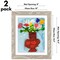 Americanflat 10x12.5 Kids Art Frame - Set of 2 - 8.5x11 with Mat or 10x12.5 without Mat - Kids Artwork Frame - Magnetic Frame Closure - Shatter Resistant Glass - Hanging Hardware